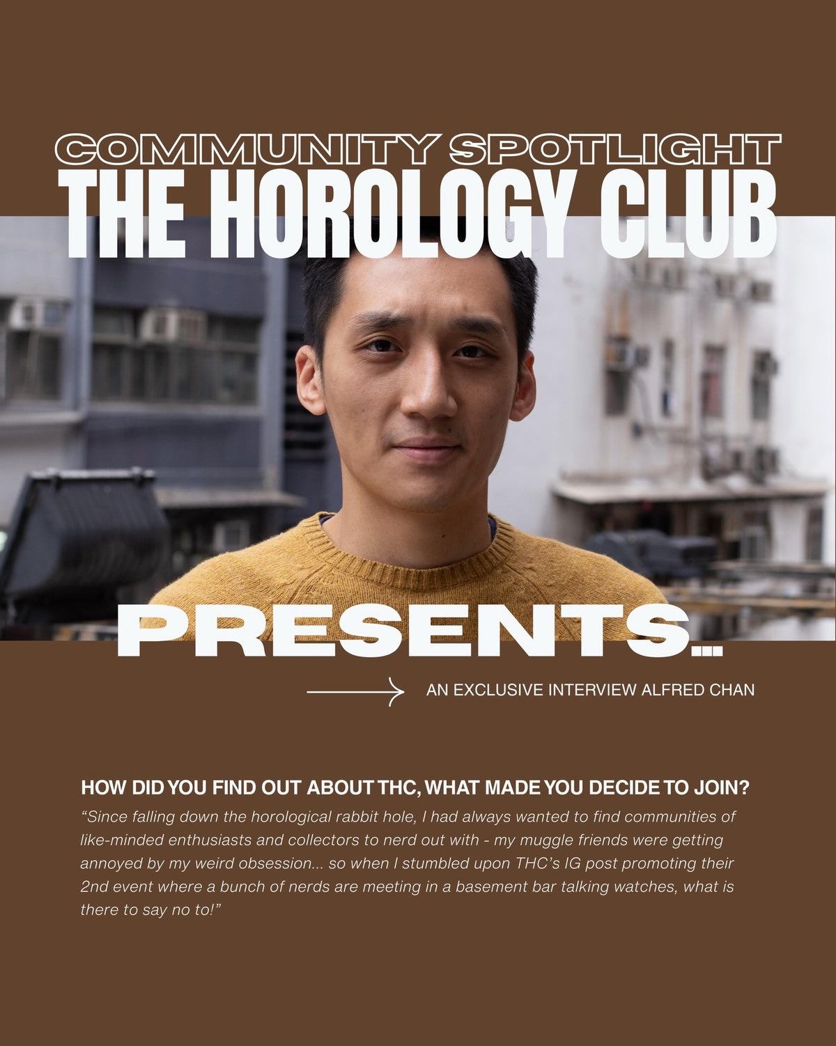 THC Member Spotlight: Alfred