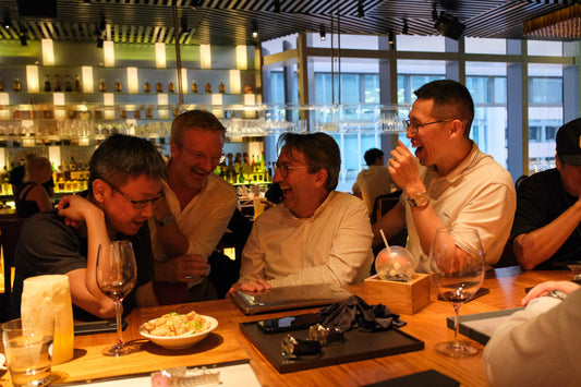 Drinks with CEO of Czapek, Xavier de Roquemaurel