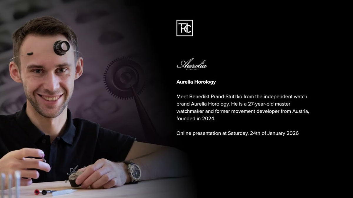 THC Global E-Meet with Benedikt Prand-Stritzko of Aurelia Horology