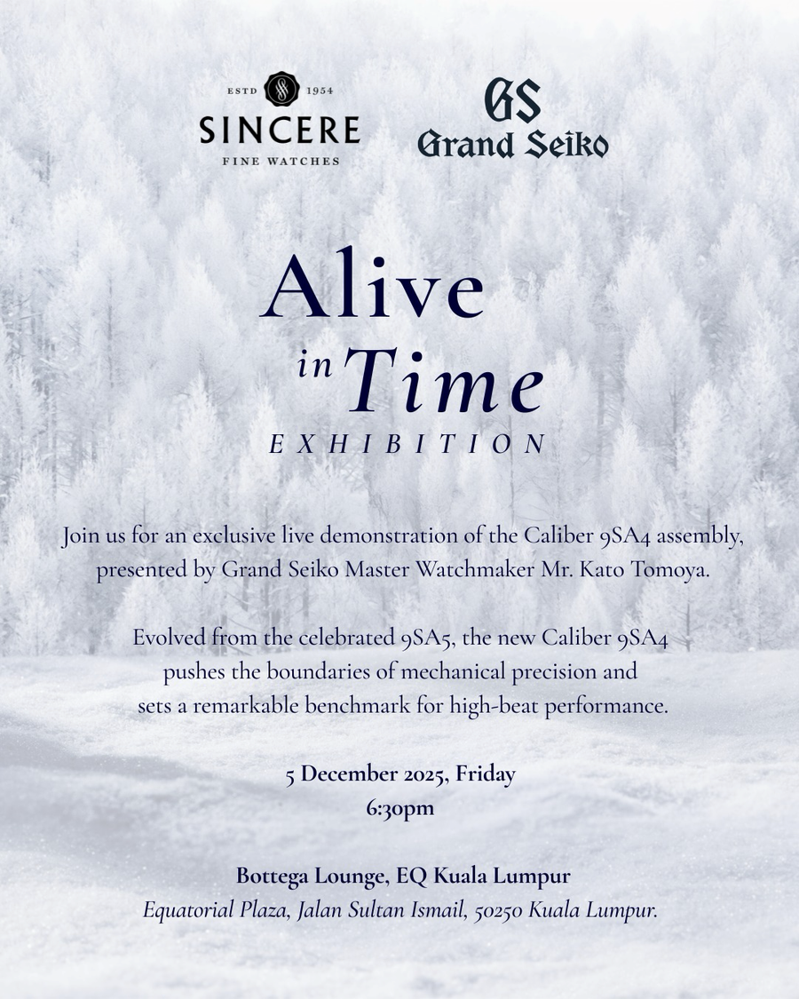 THC Malaysia x Grand Seiko: Alive in Time
