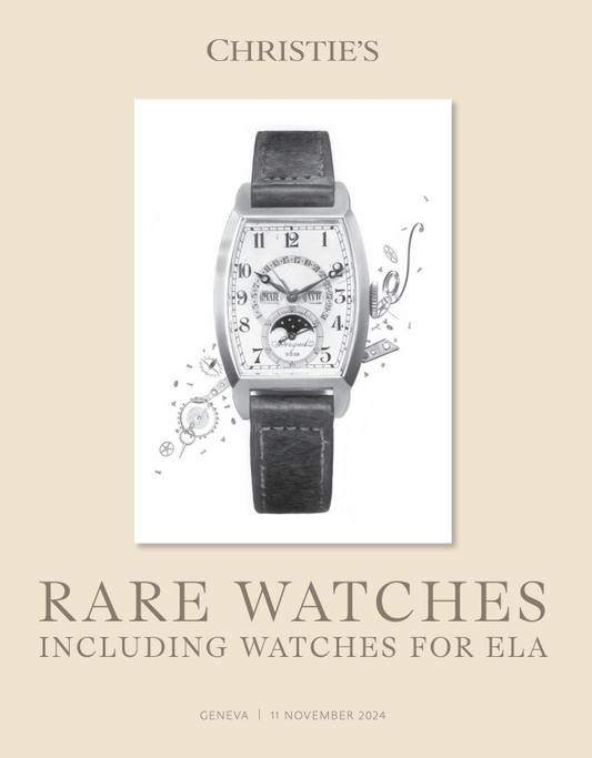 Rare Watches Including Watches for ELA Geneva 11 November