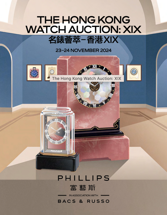 Phillips Hong Kong Watch auction XIX 23-24 Nov