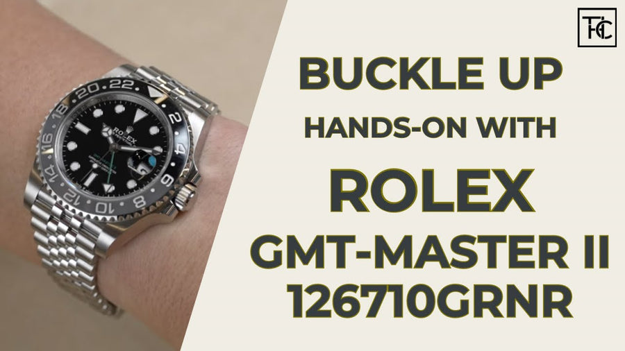 Hands-on with the Rolex GMT-Master II 126710GRNR | Buckle Up