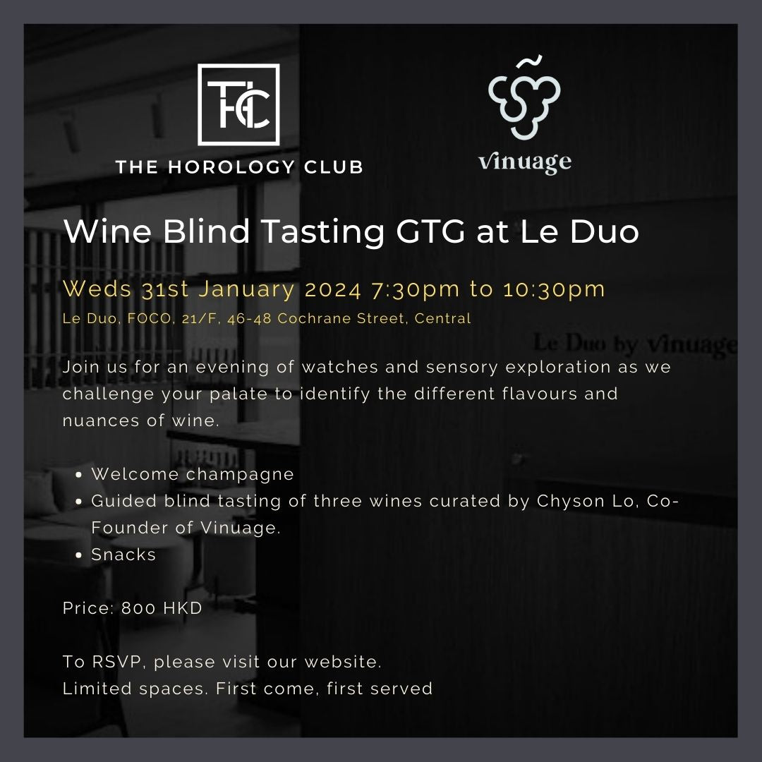 Wine Blind Tasting GTG at Le Duo