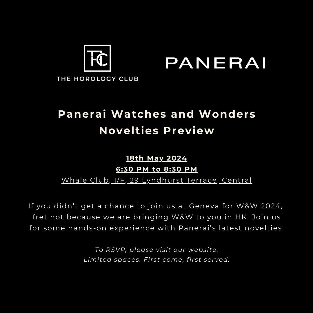 W&W in HK 2024: Panerai