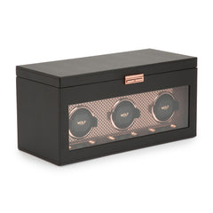 Axis Triple Watch Winder With Storage
