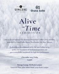 The Horology Club MY - Grand Seiko - Alive in Time