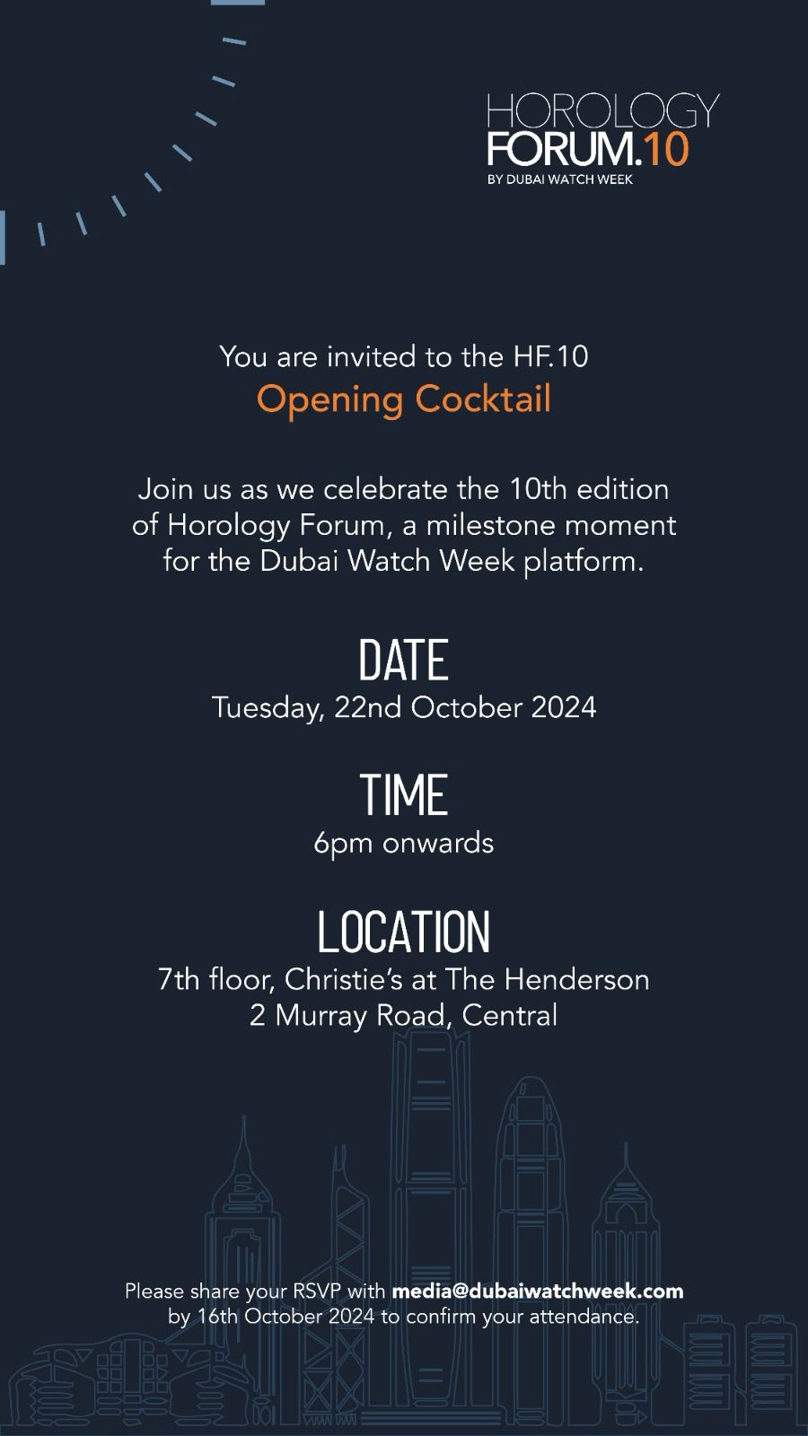 Horology Forum 10 by Dubai Watch Week Main image