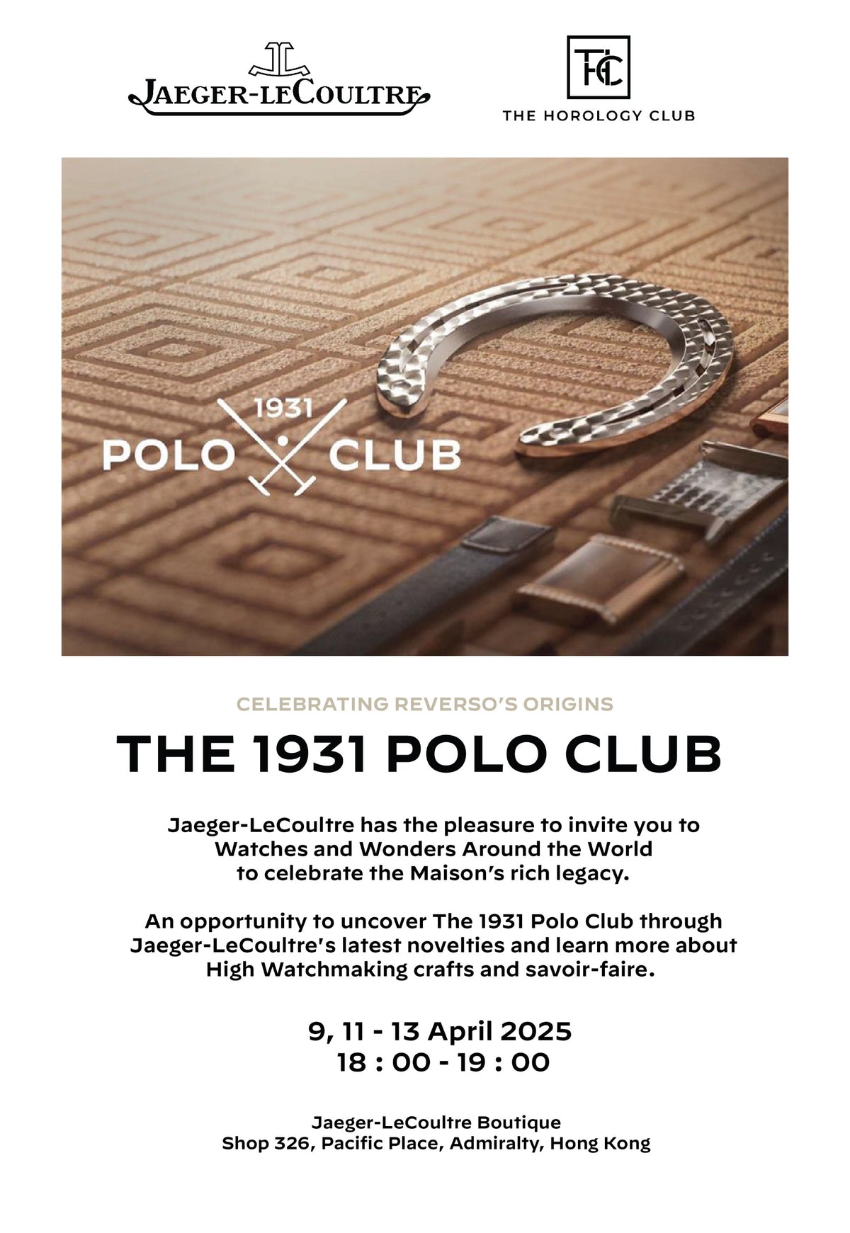 JLC 1931 Polo Club x THC Main image