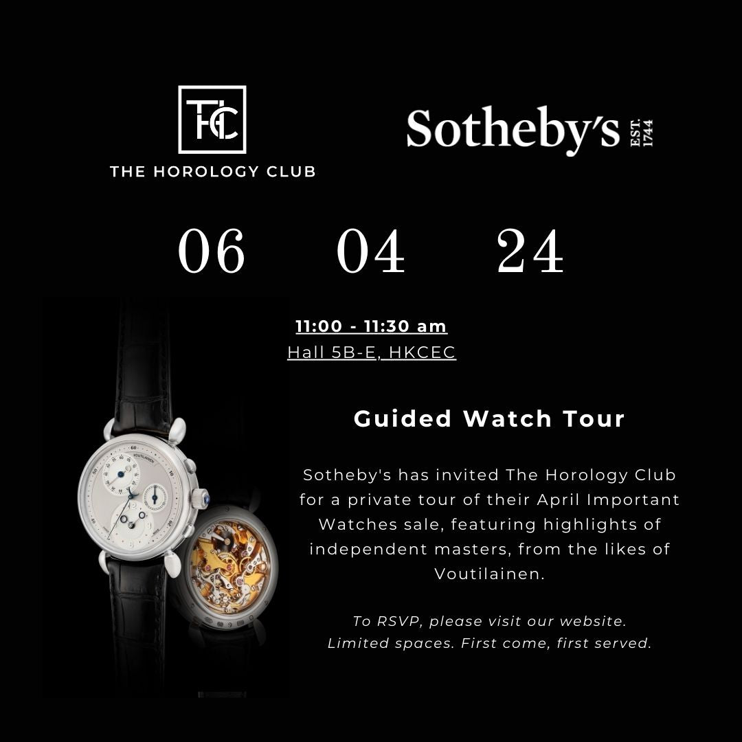 Sotheby's April Important Watches Auction Guided Tour Main image