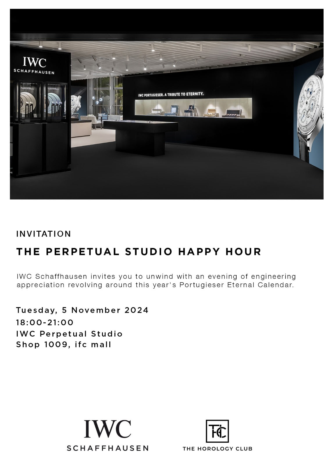 IWC The Perpetual Studio Happy Hour Main image