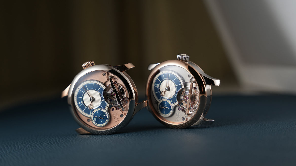 Sylvain Pinaud two-tone pieces for The Horology Club