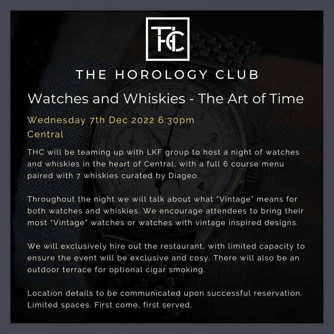 THC Watches and Whiskies - The Art of Time Main image