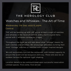 THC Watches and Whiskies - The Art of Time